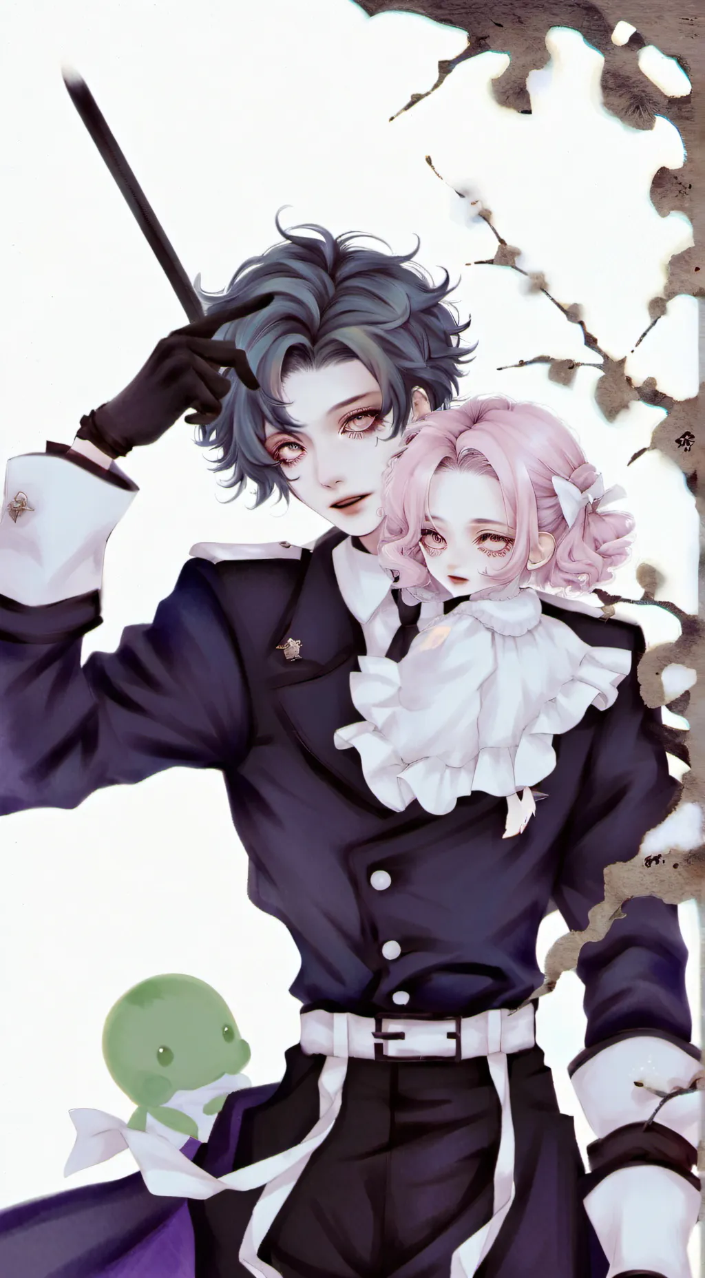 ai character: MHA final war background