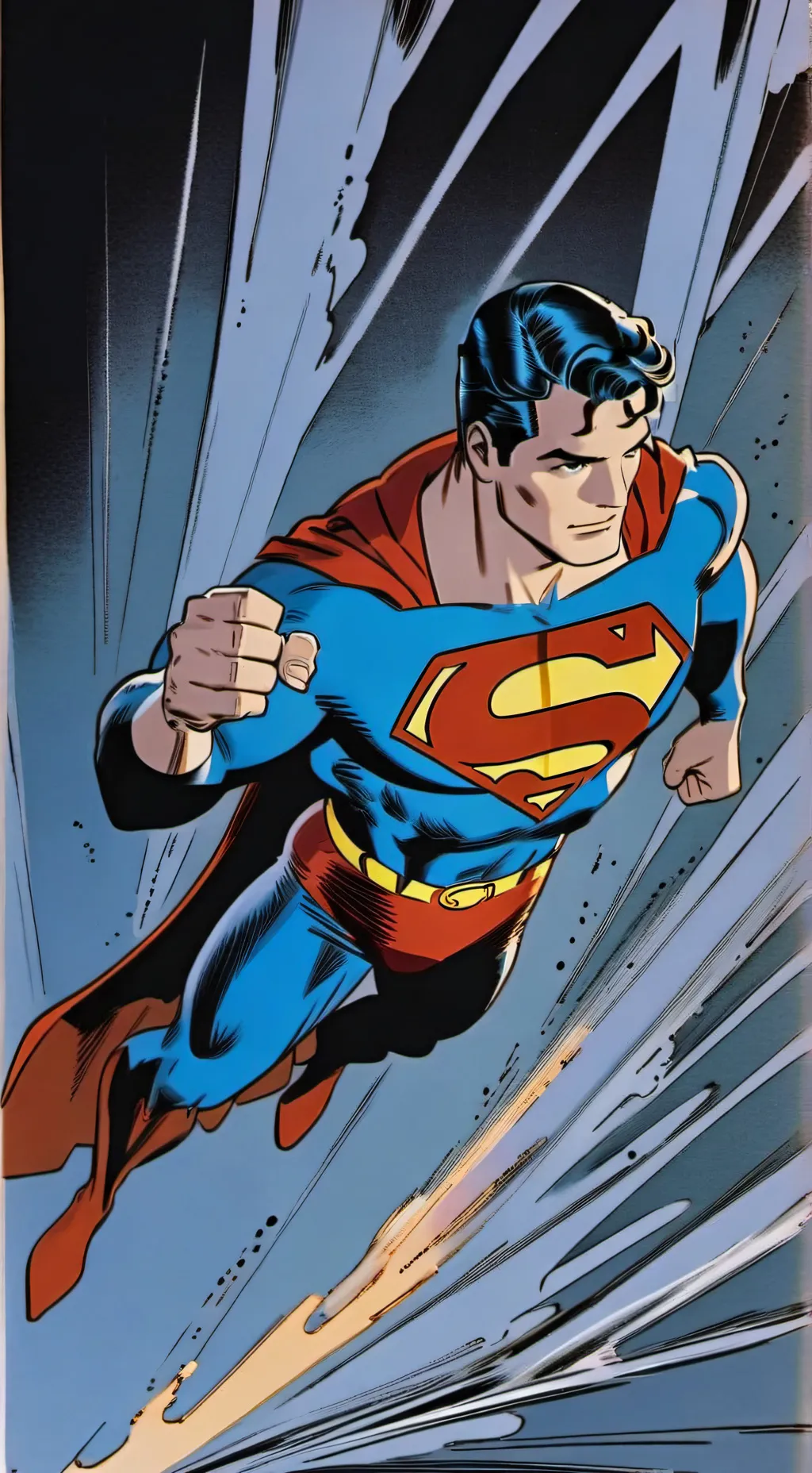 ai character: Superman  background