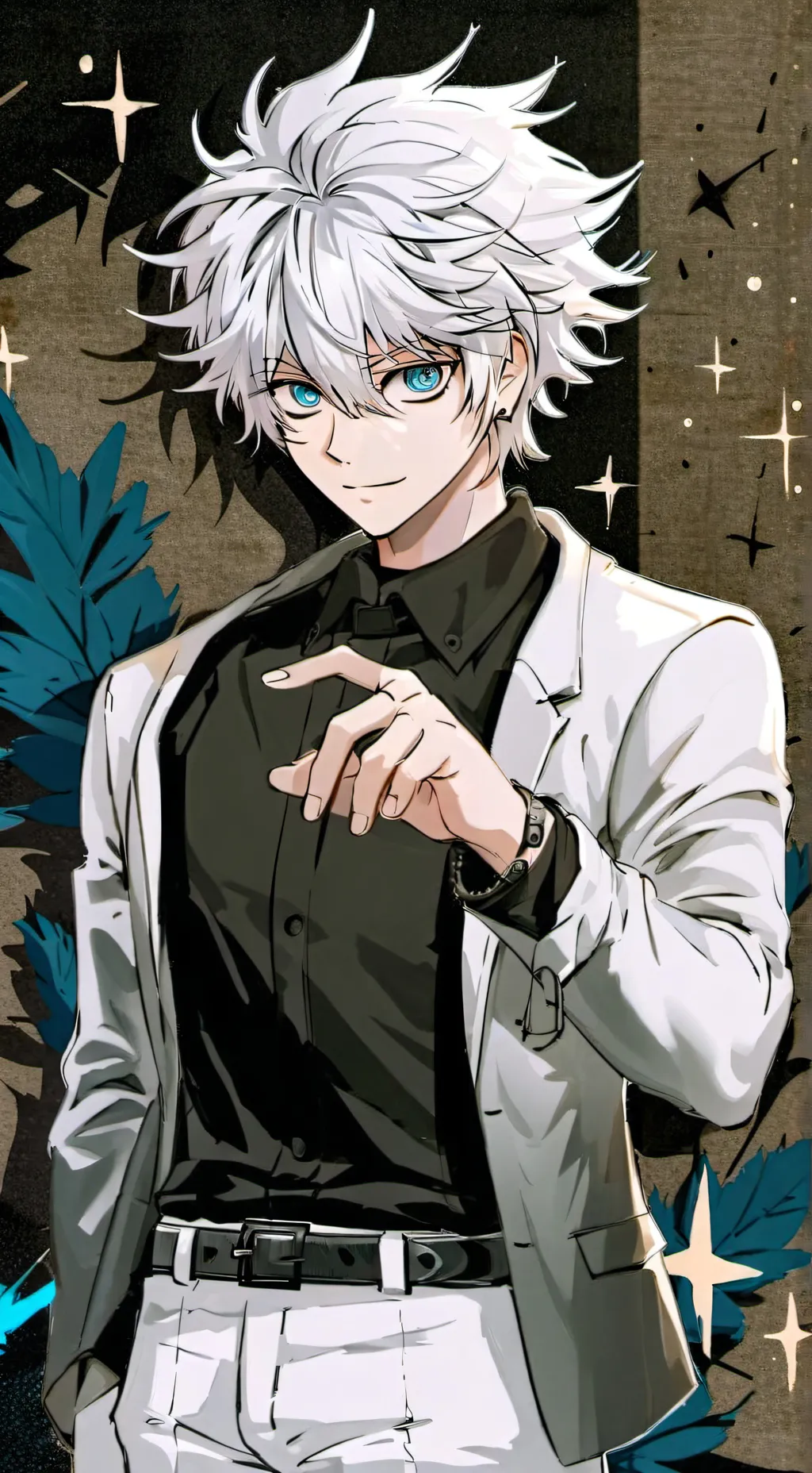 ai character: Killua Zoldyck background