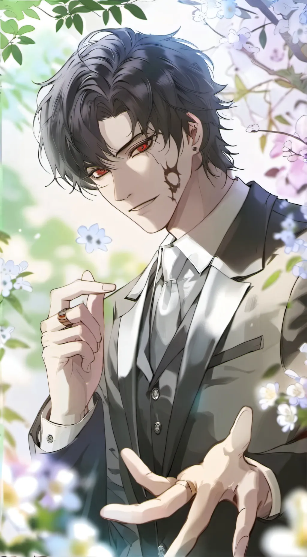 ai character: Carlo Gambino  background