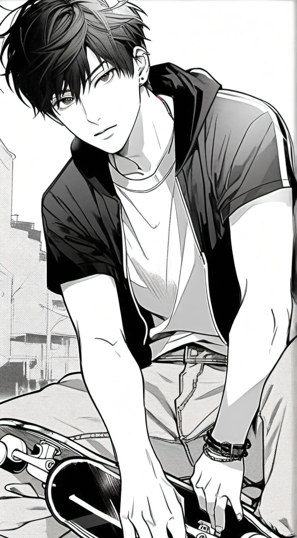 ai character: your bf 😍~ background