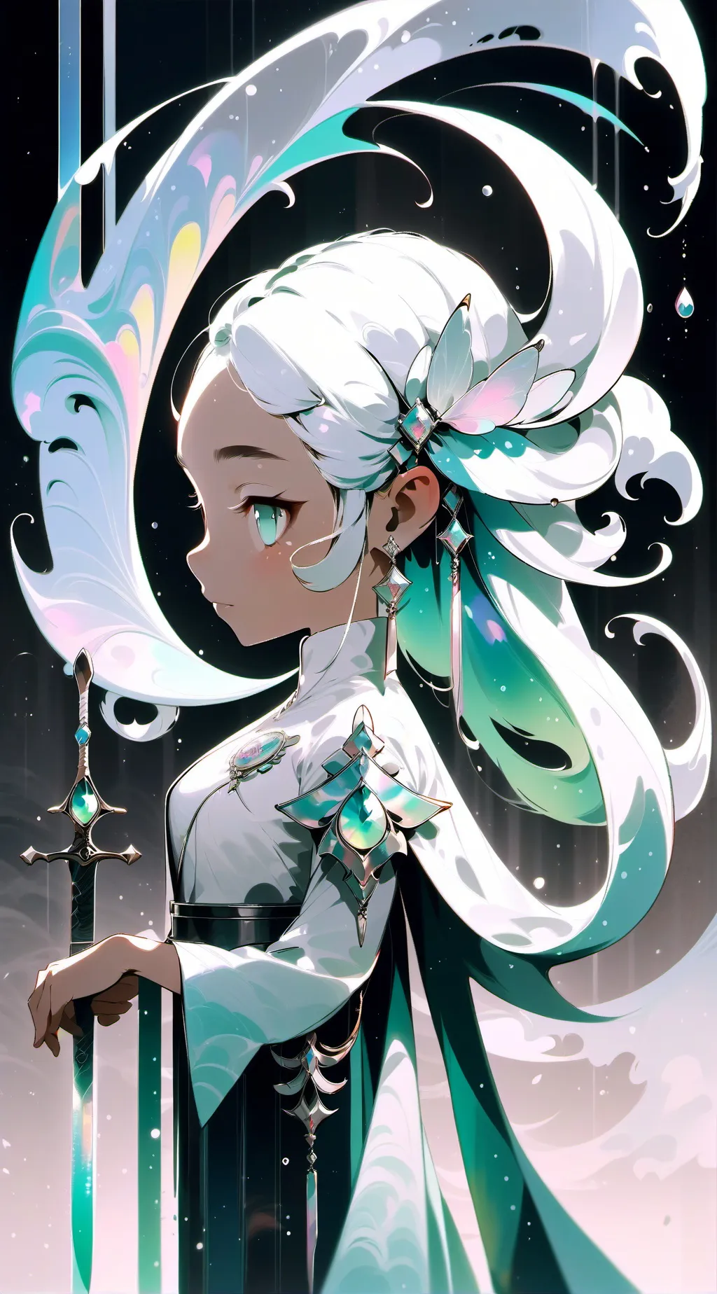 ai character: mha Lida snaps background