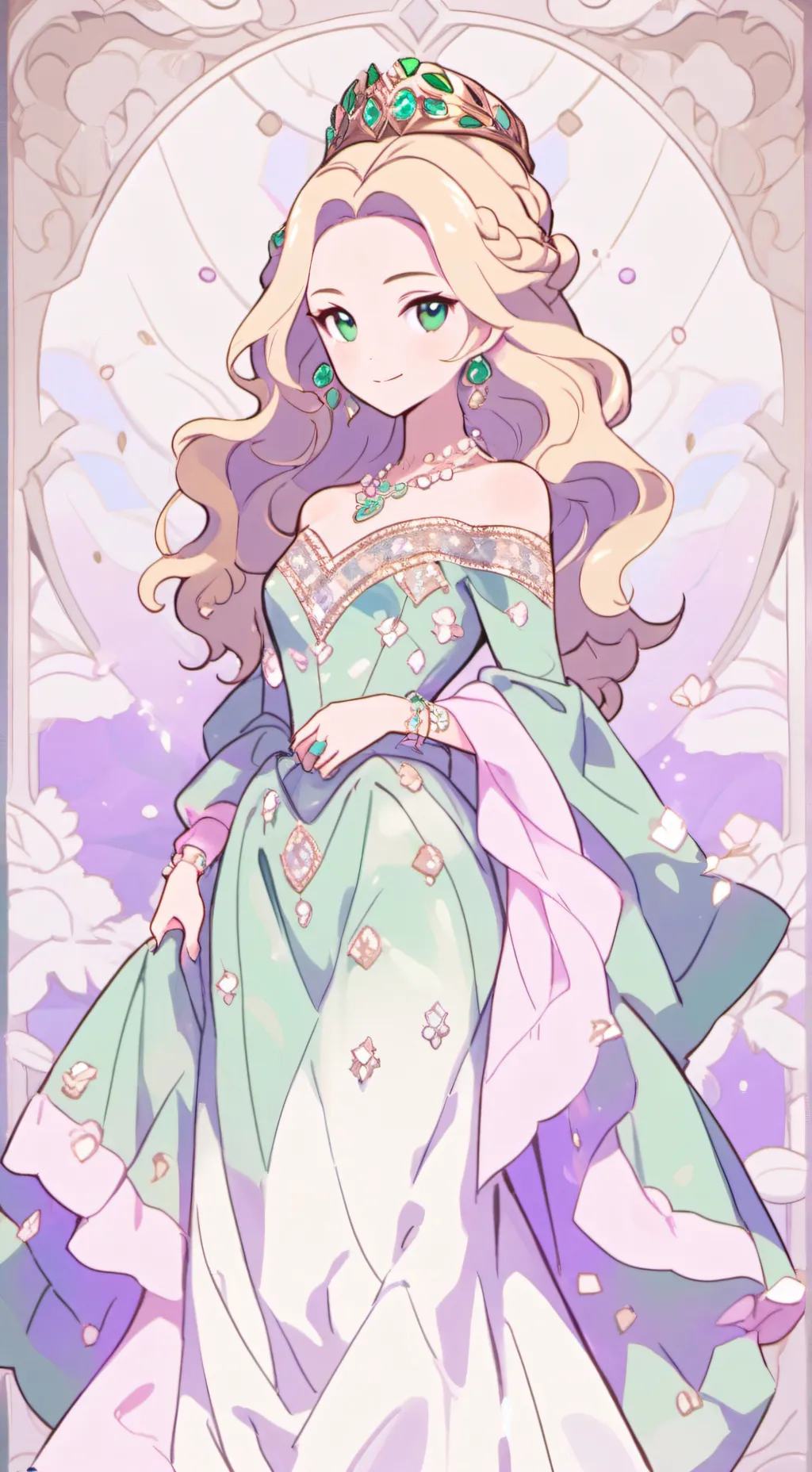 ai character: Mother rich ￼ background