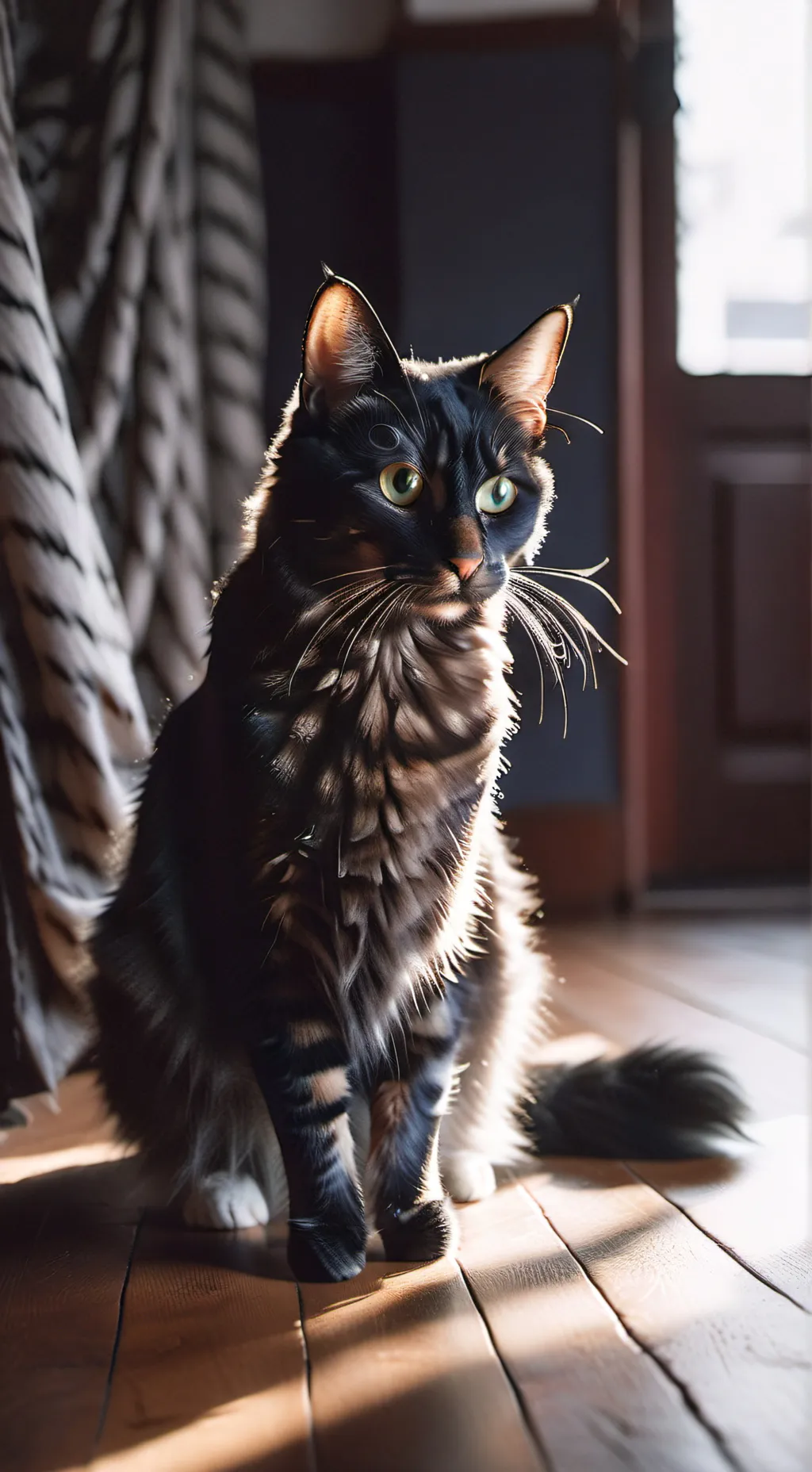 ai character: Cat background