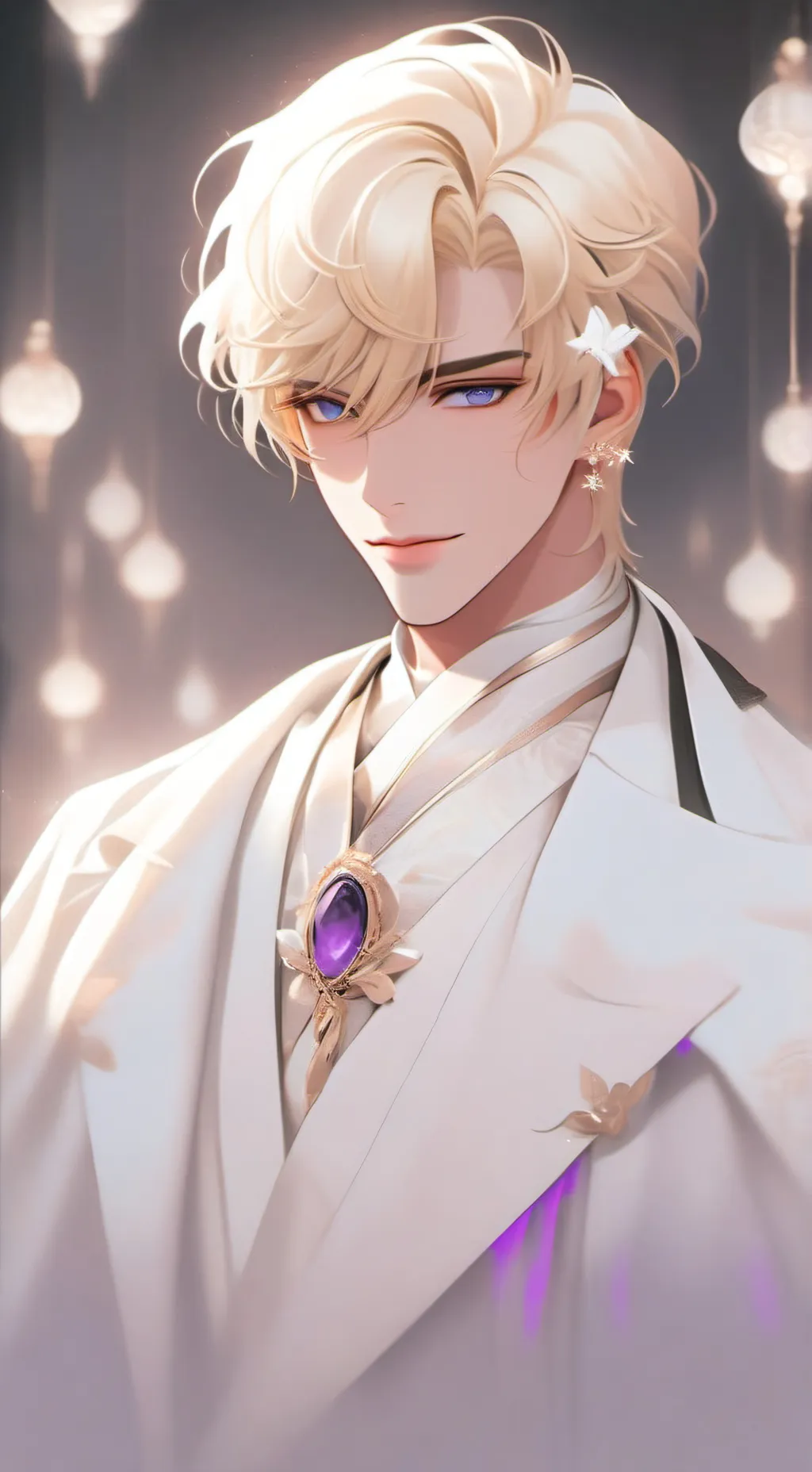 ai character: melody and vampy background