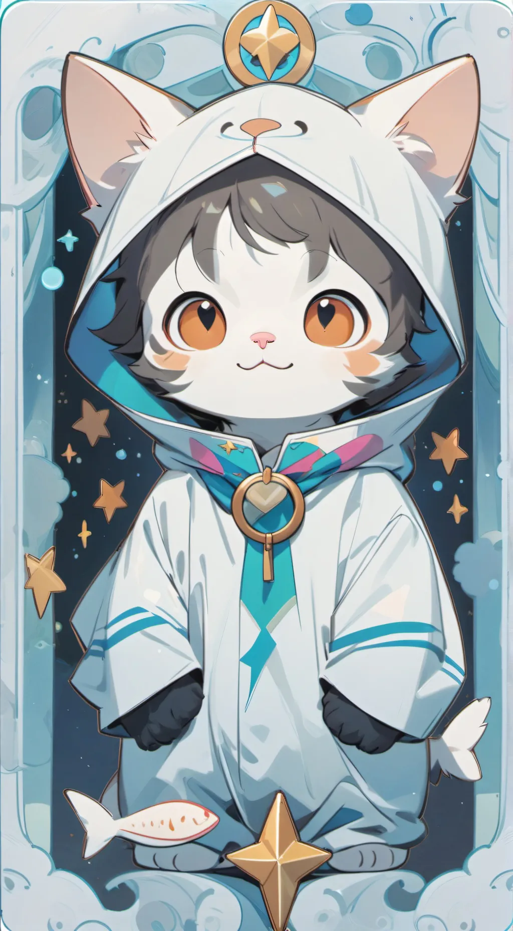ai character: StarKitty background