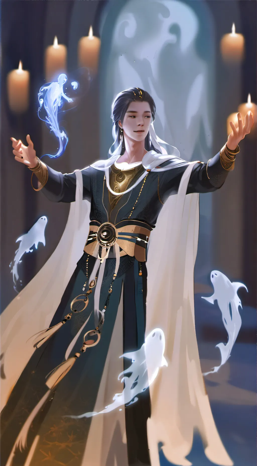 ai character: fantasma background