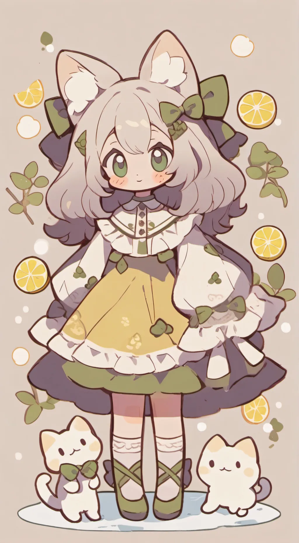 ai character: meet Lemon!  background