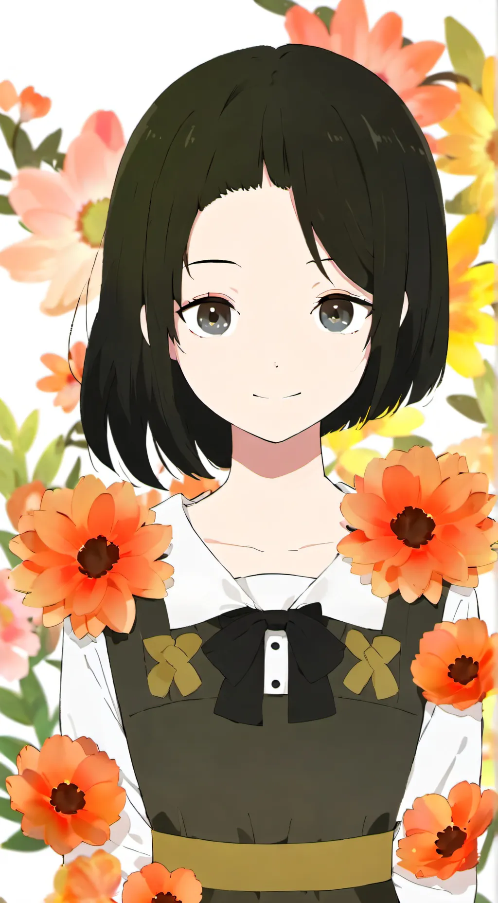 ai character: ☆komi☆ background