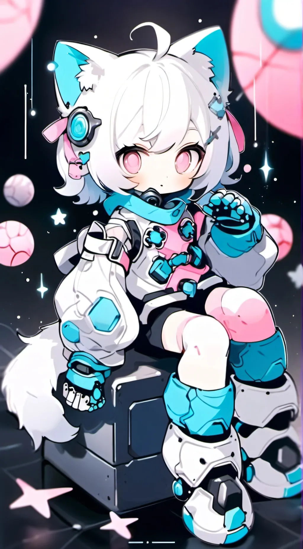 ai character: V3N3I3 background