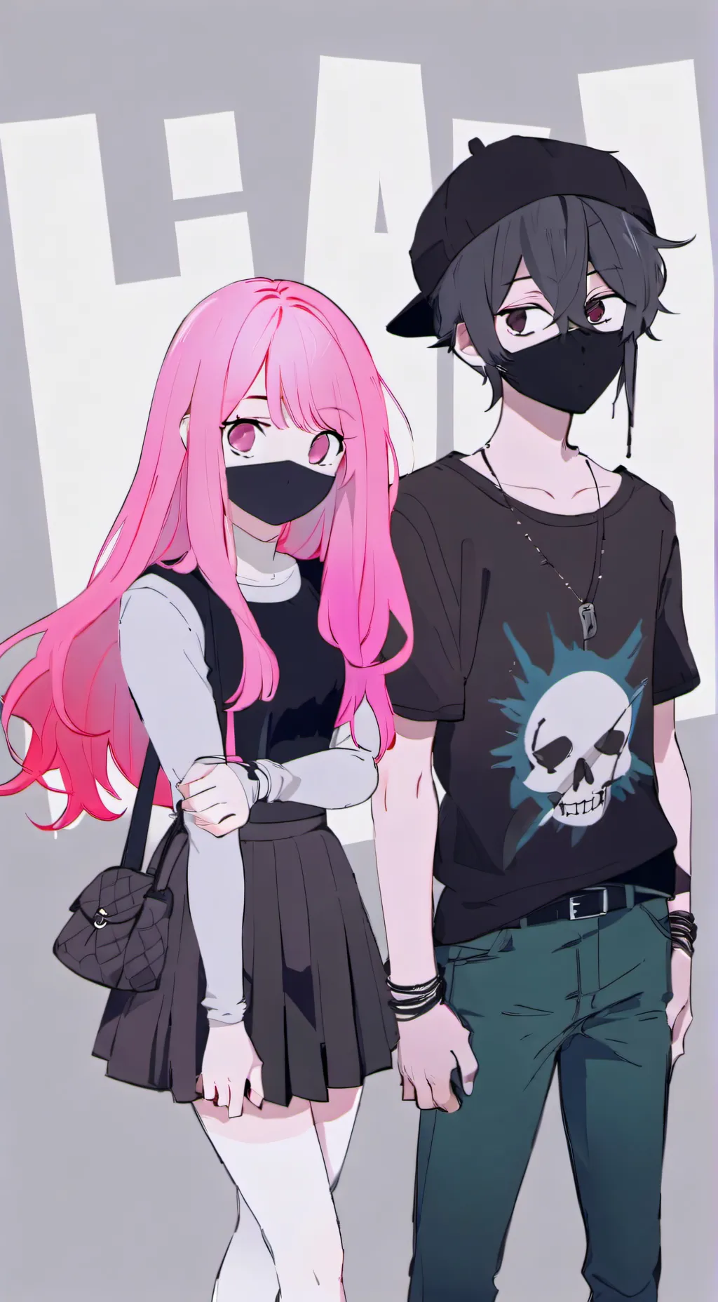 ai character: Amelia andkenzo￼ background