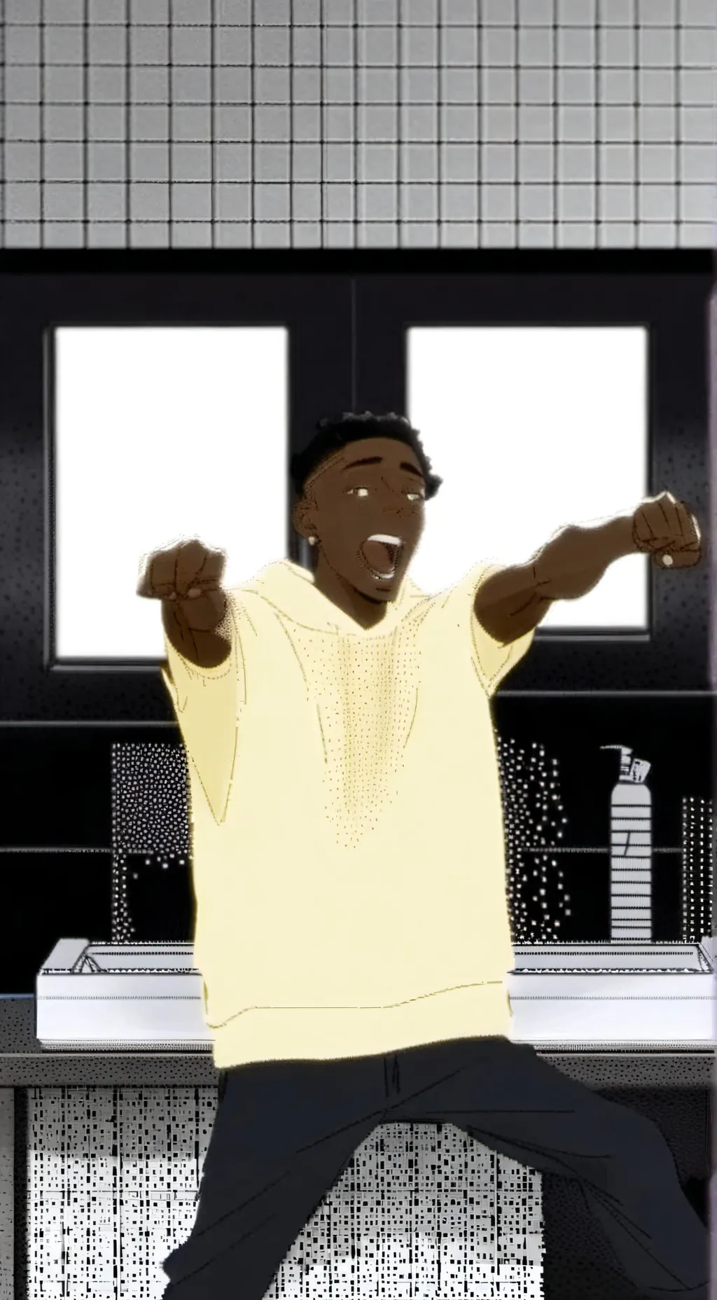 ai character: Justin background