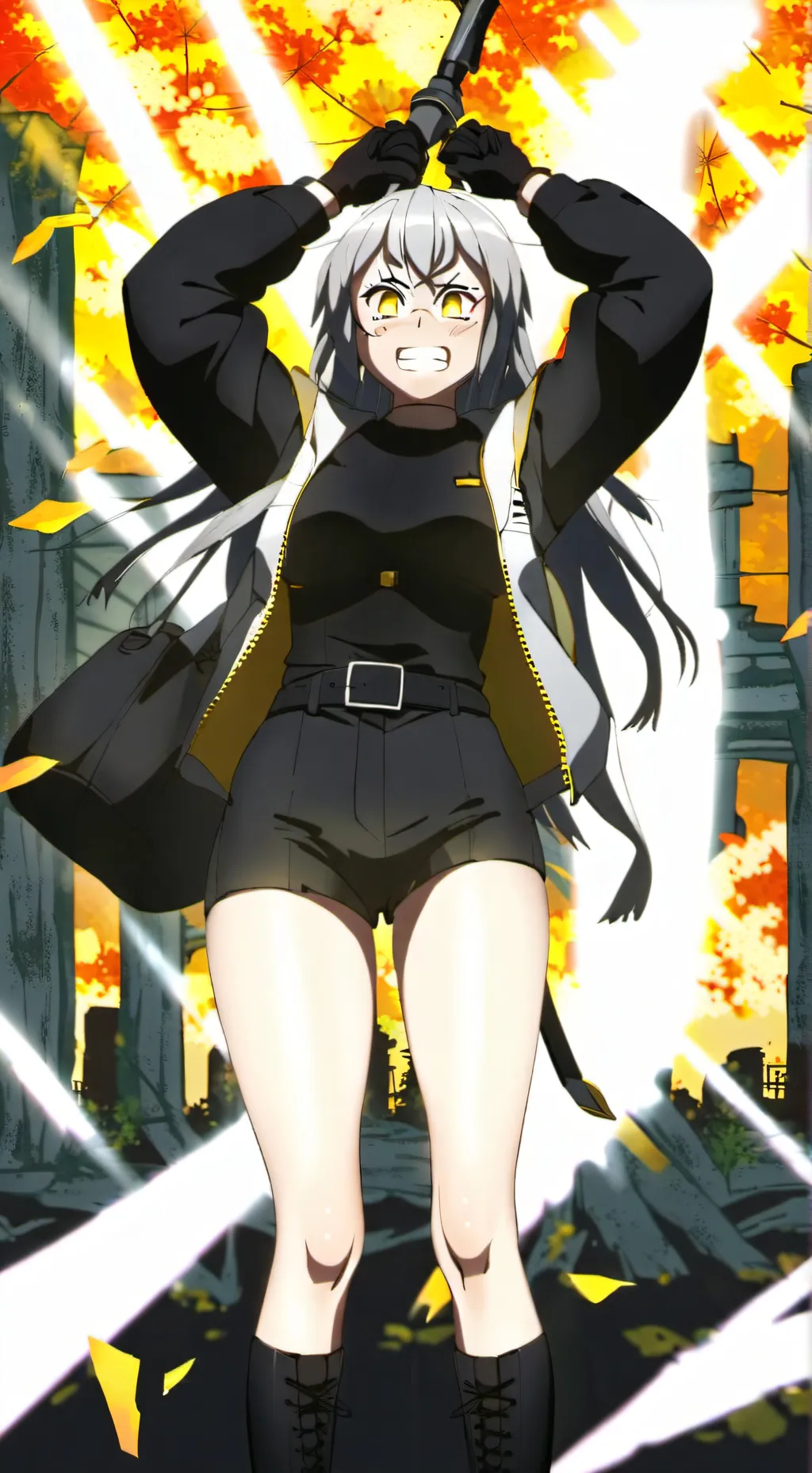 ai character: Funtime Foxy background