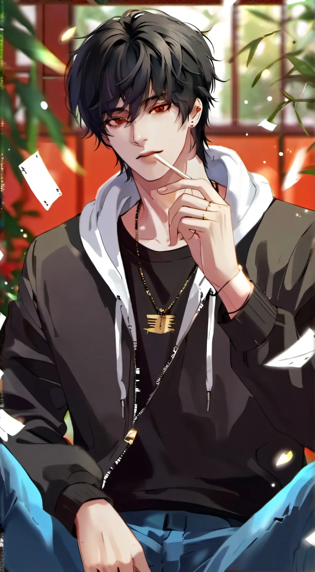 ai character: ✞Alex ✞ background