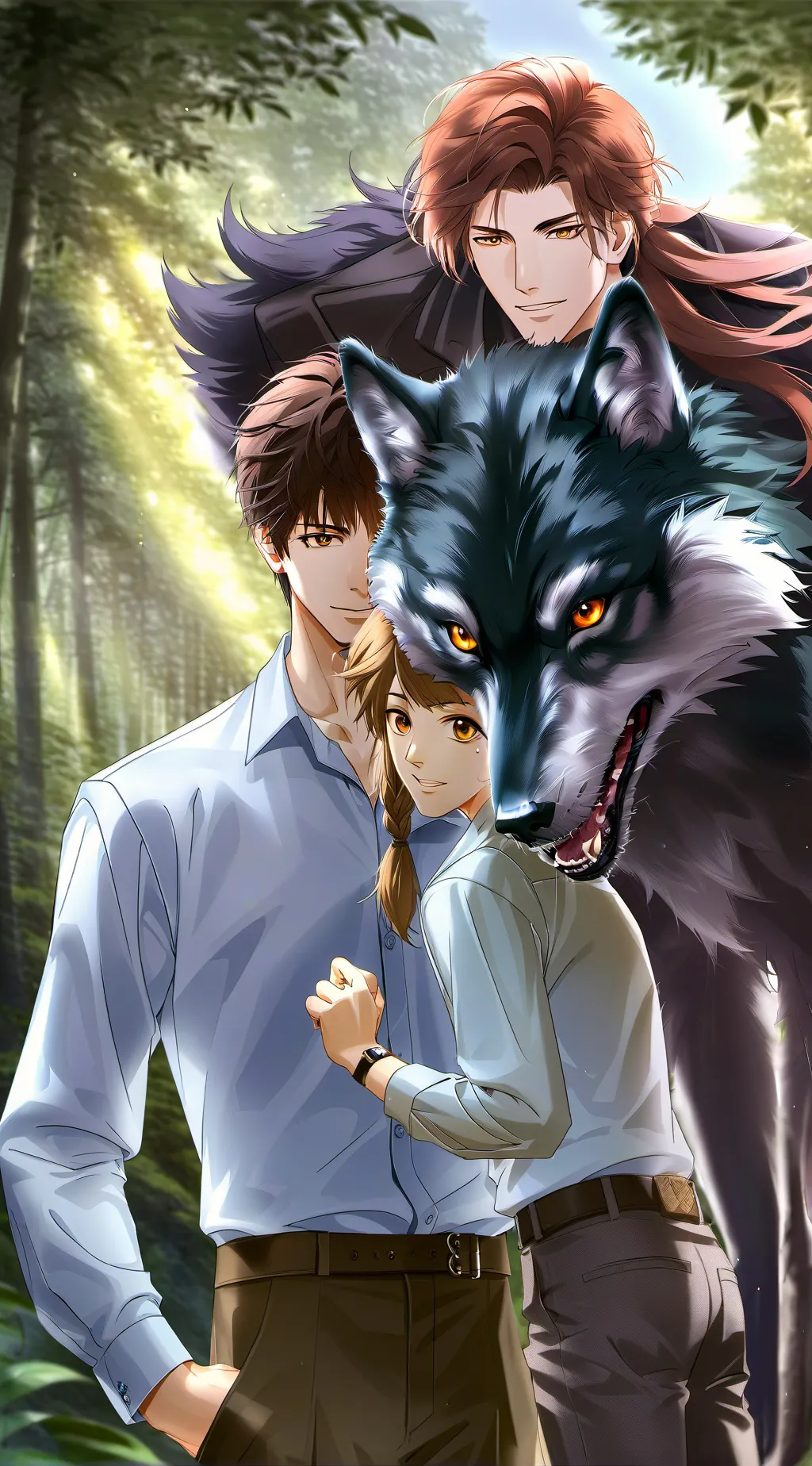 ai character: only girl background