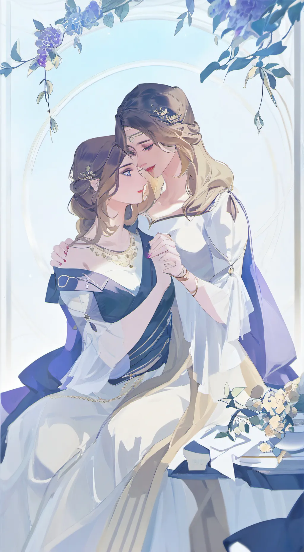 ai character: melanlope background