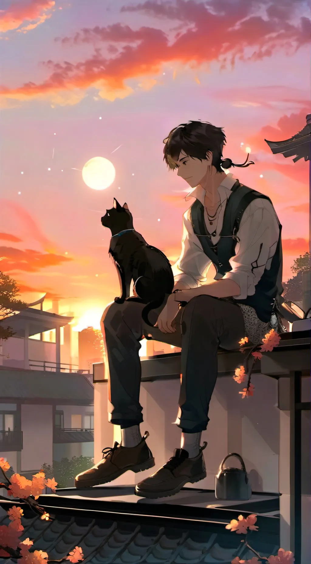 ai character: 😺😺😺😺😺 background