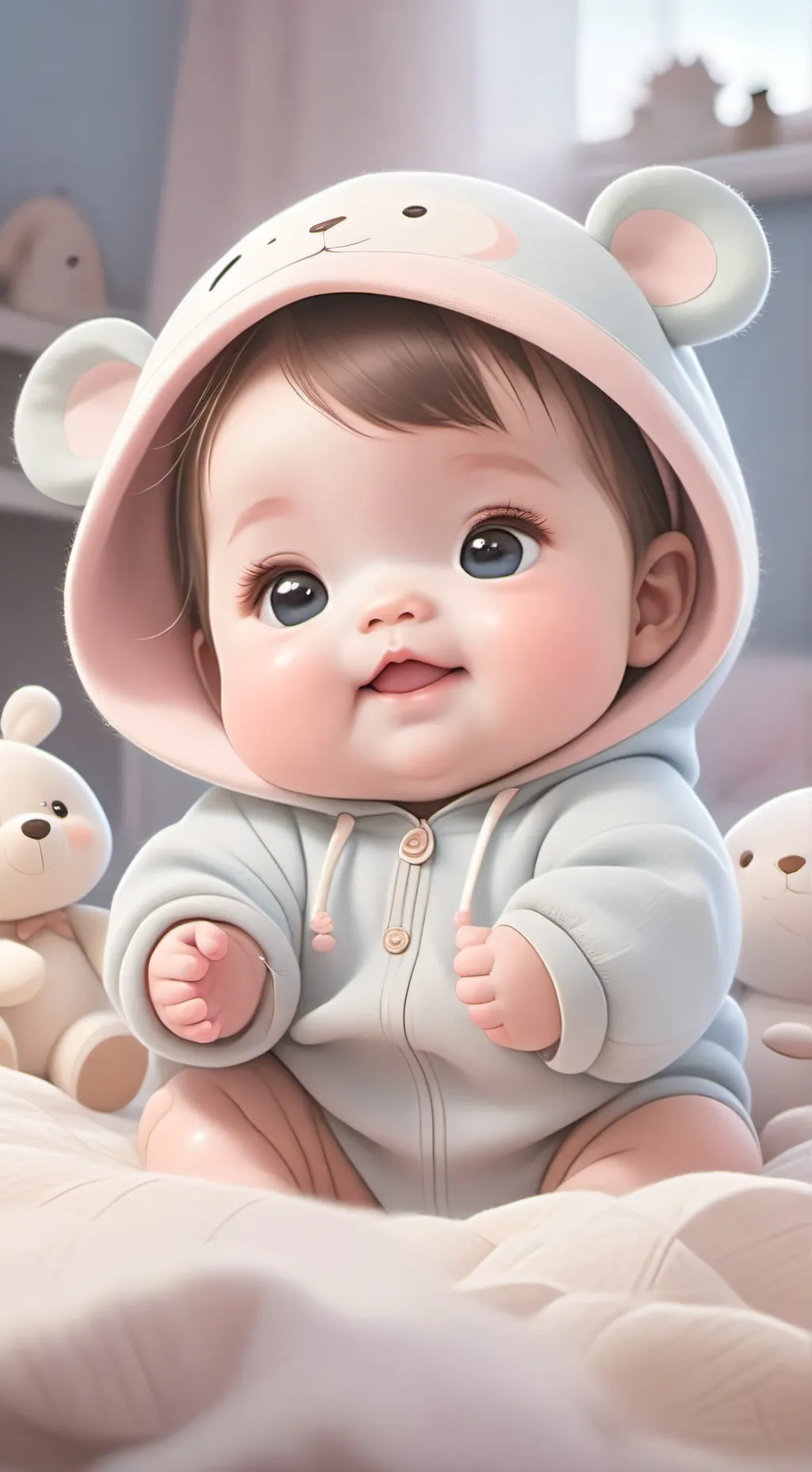 ai character: TV babies background