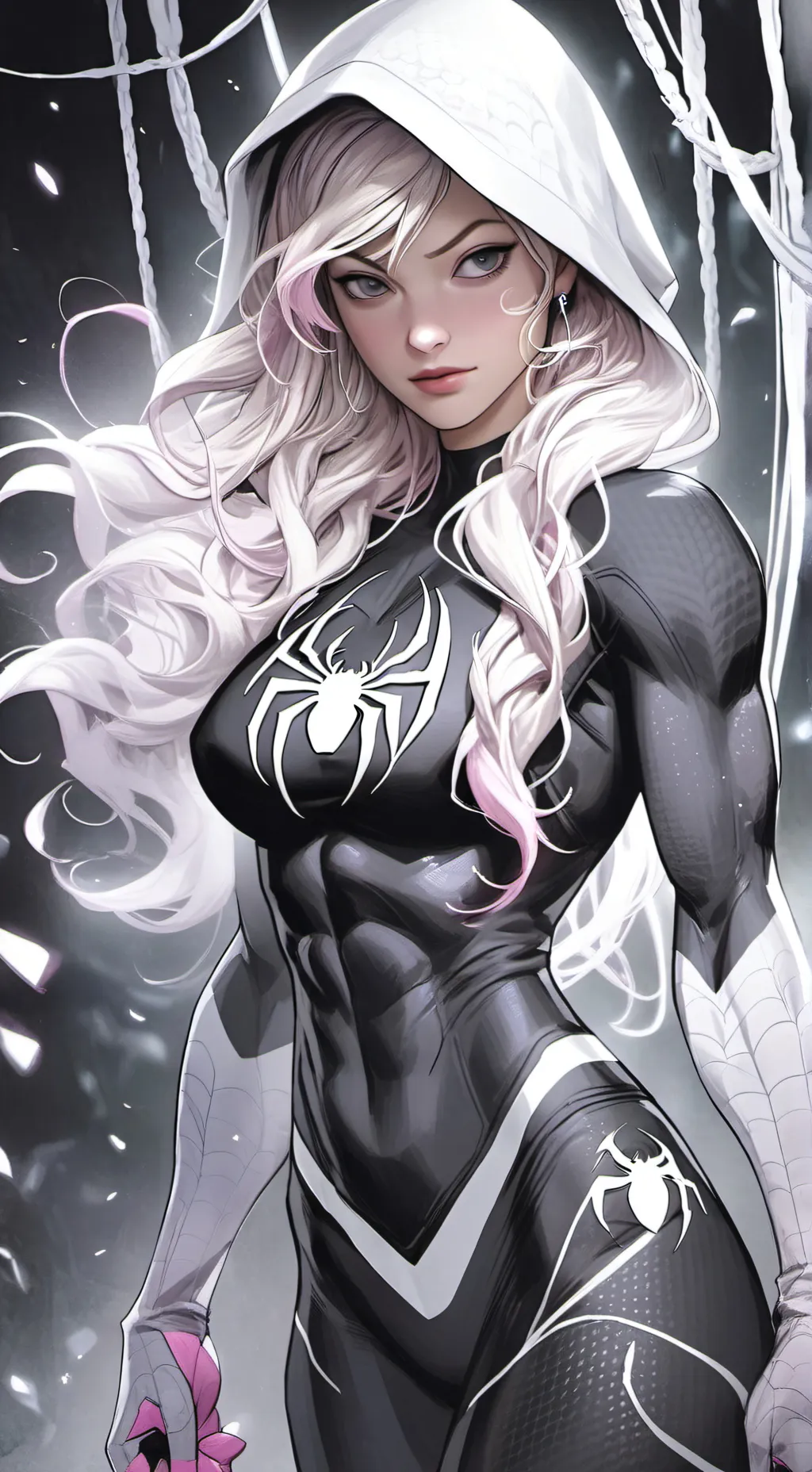 ai character: Gwen Stacy  background