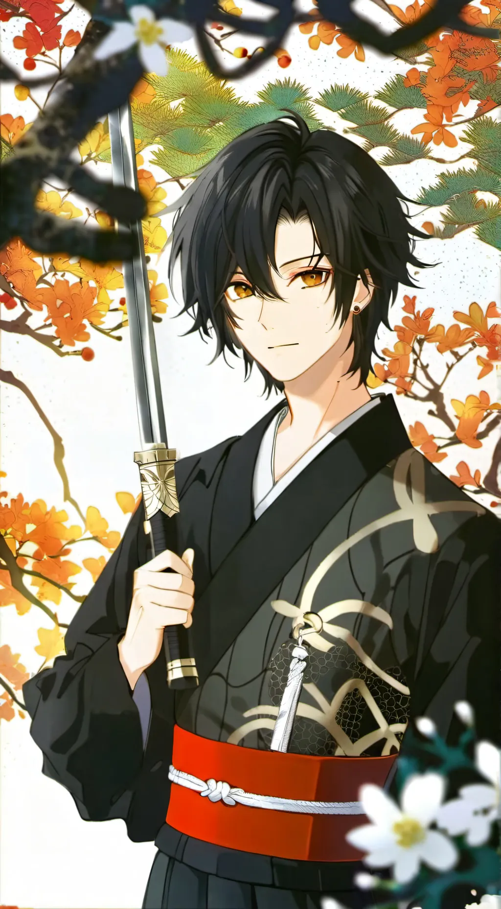 ai character: Inosuke  background