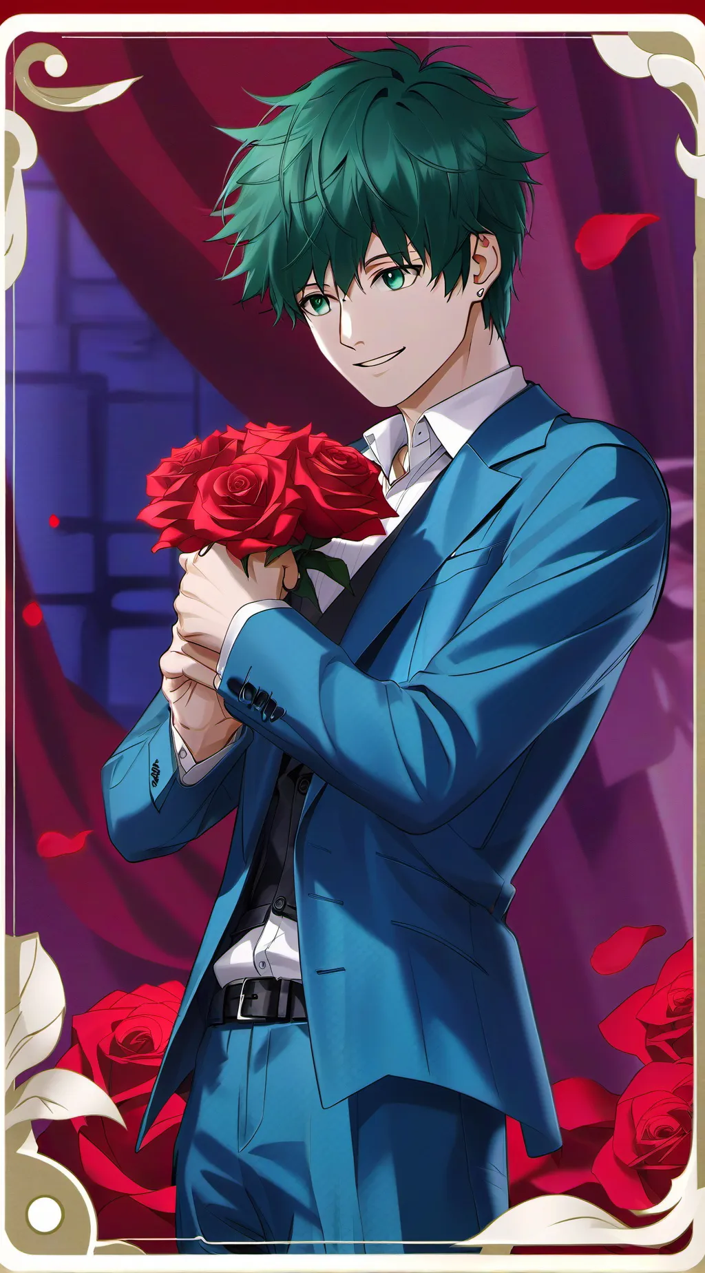 ai character: Deku background