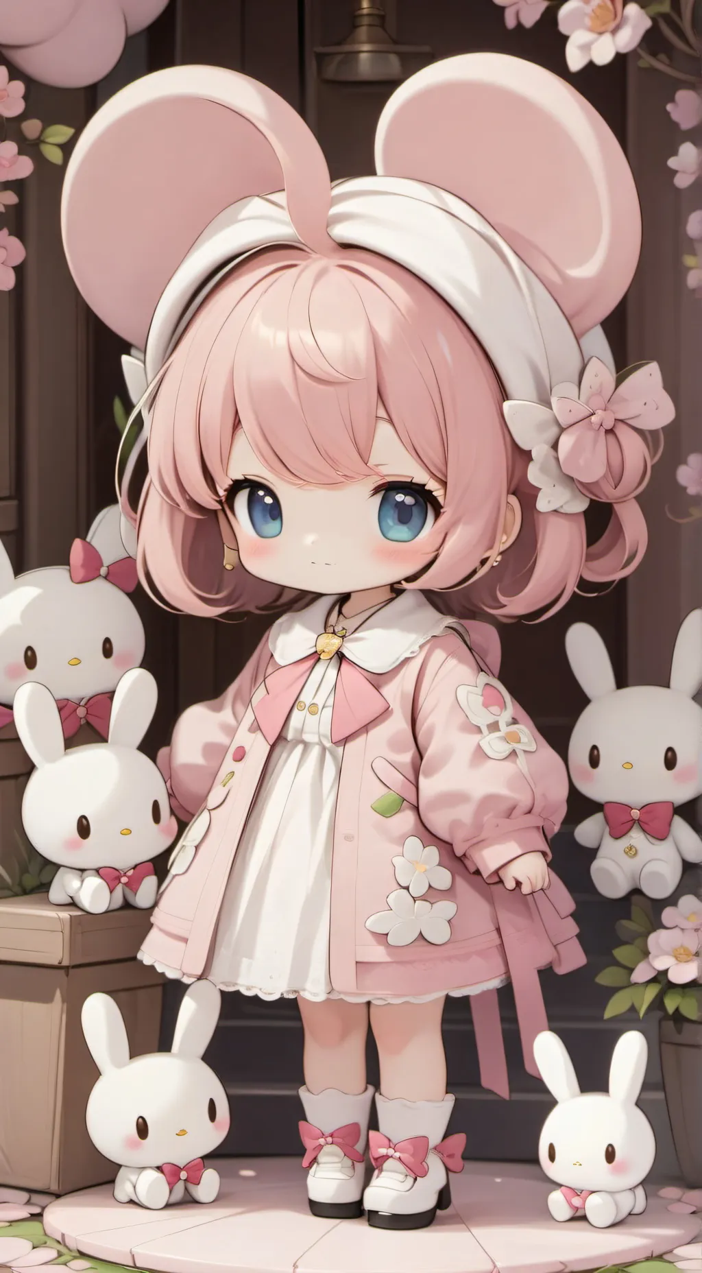 ai character: my melody  background