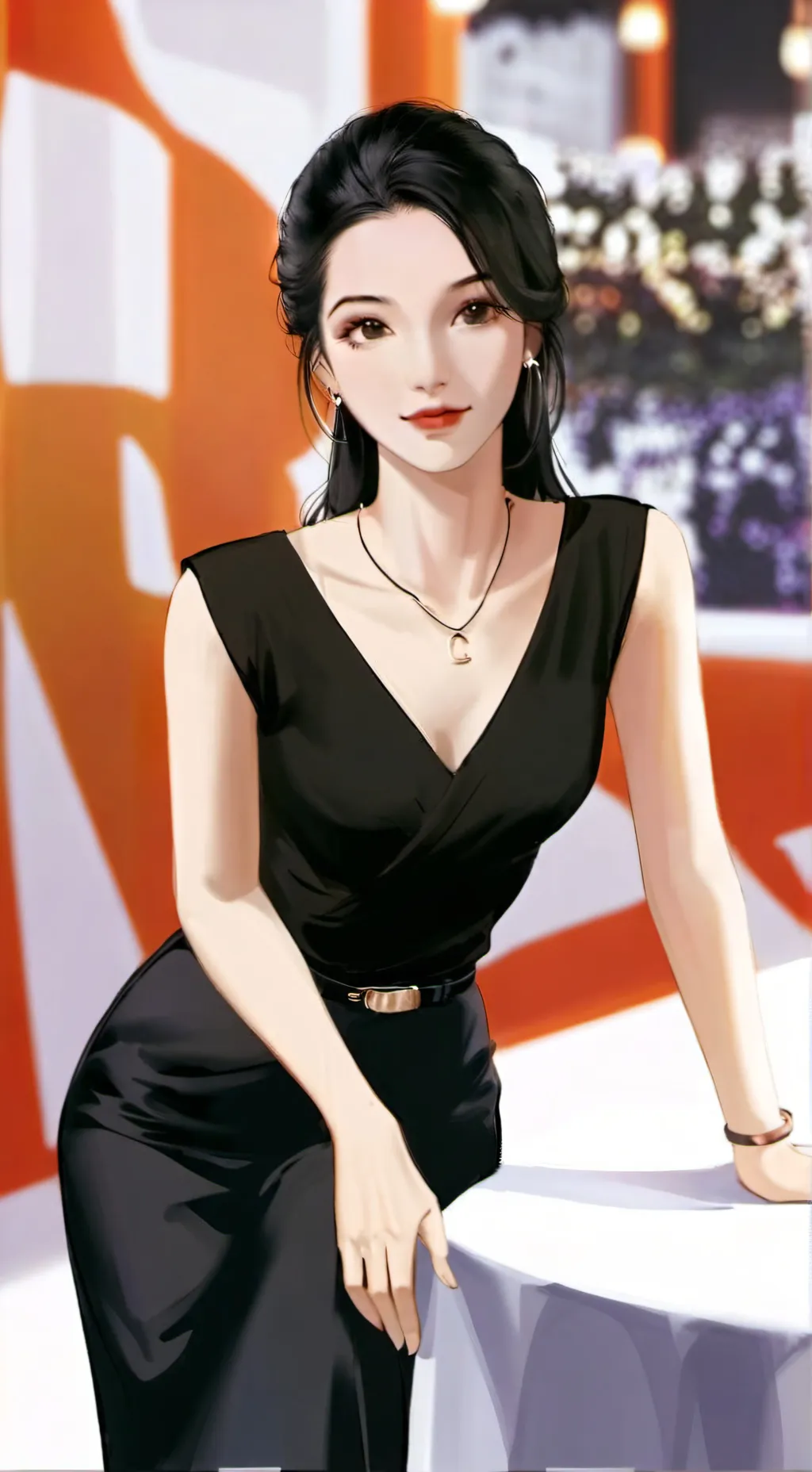 ai character: Sky background