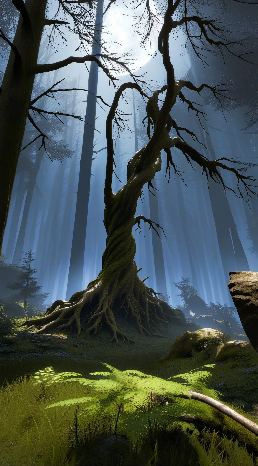 ai character: FORSAKEN background