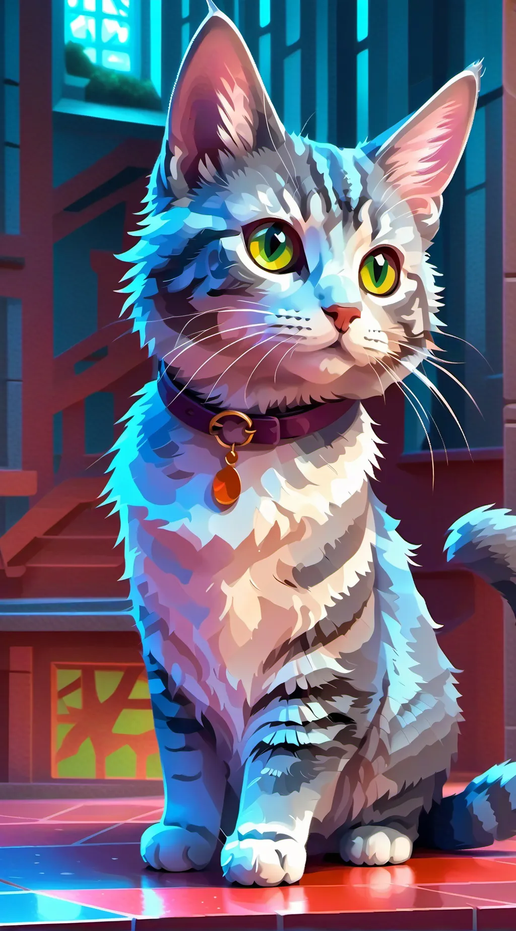 ai character: Gato pendejo  background