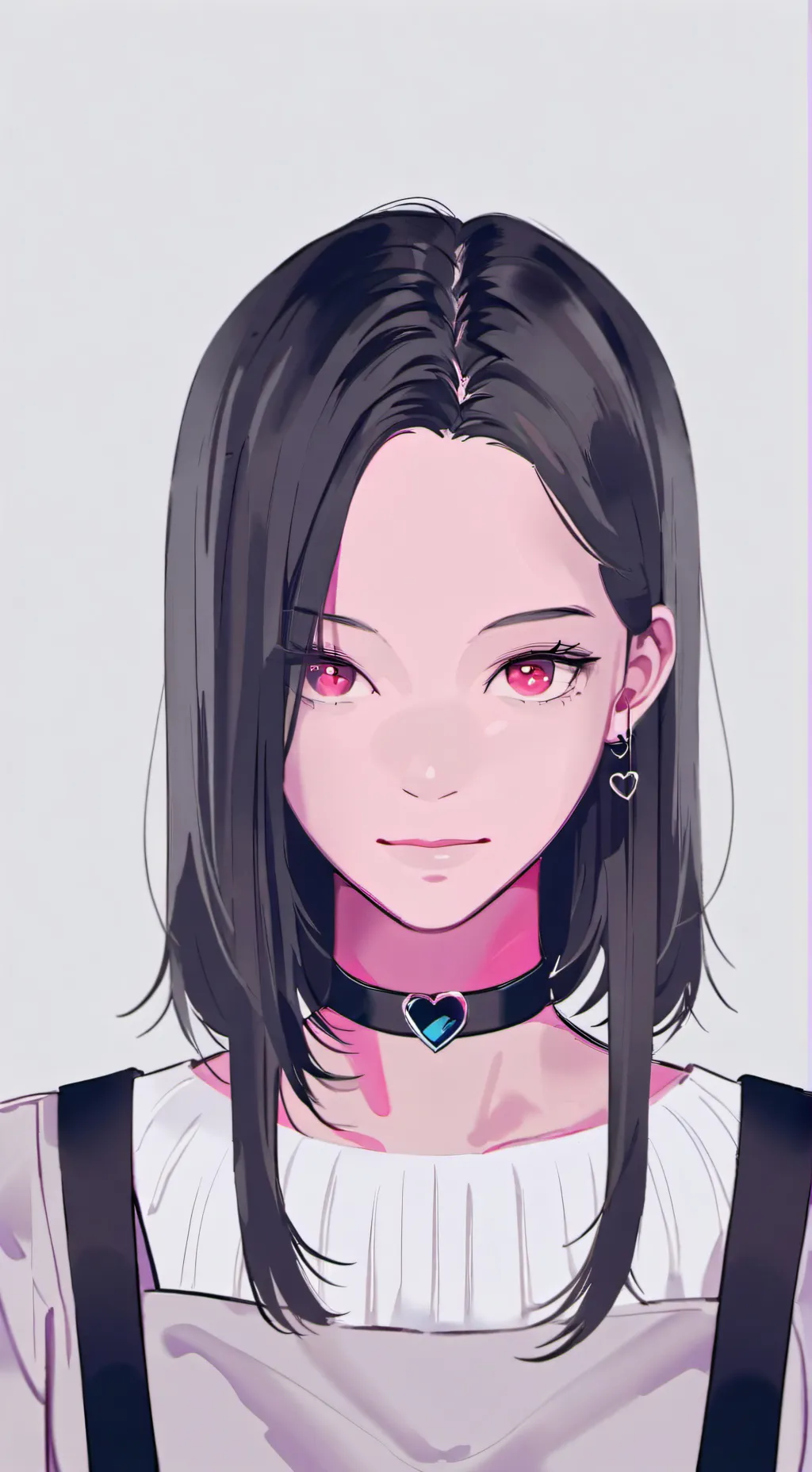 ai character: luna🖤 background