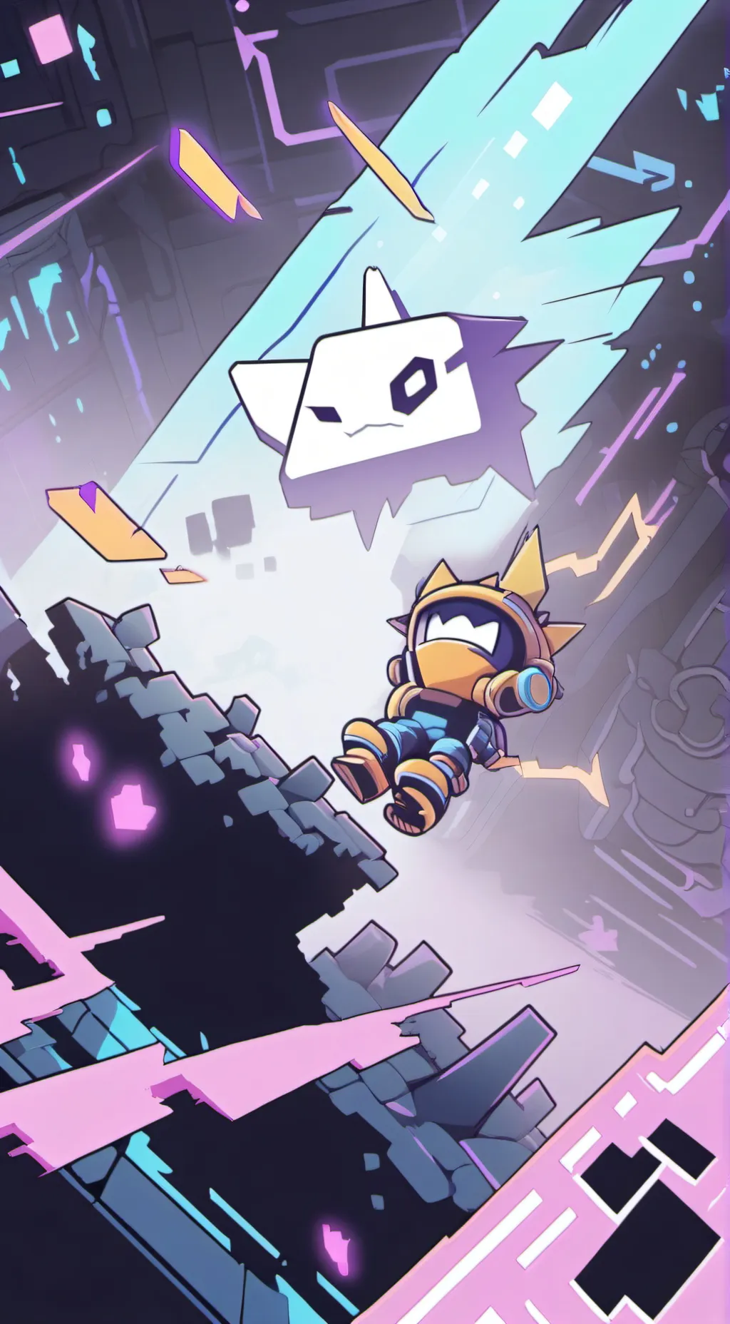 ai character: geo dash gc background