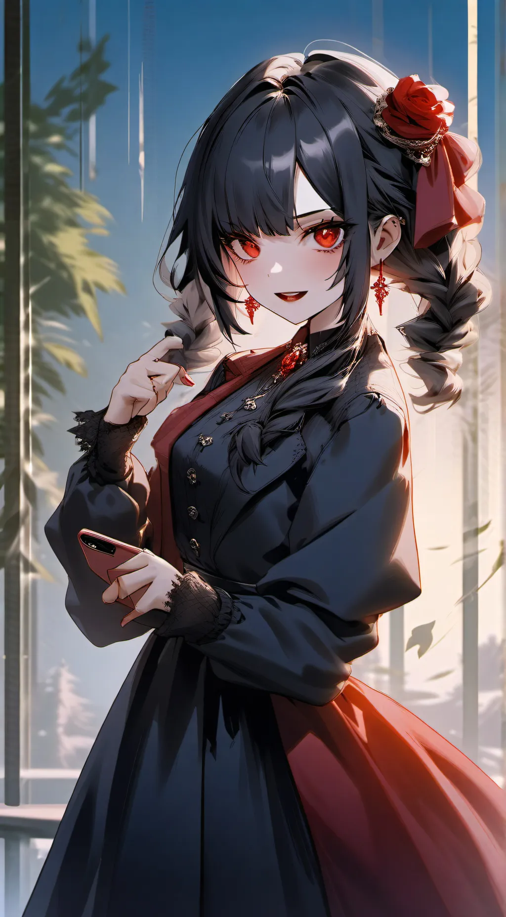 ai character: Victoria  background