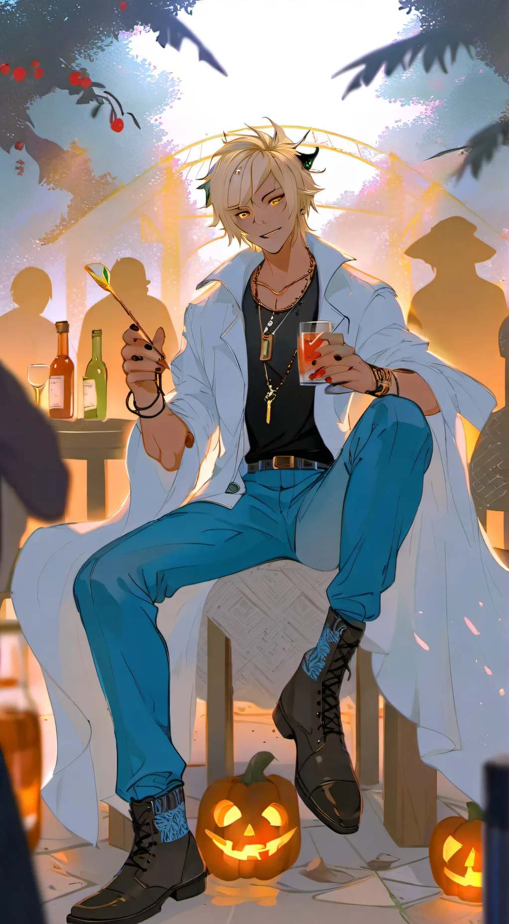 ai character: Hazbin Hotel  background