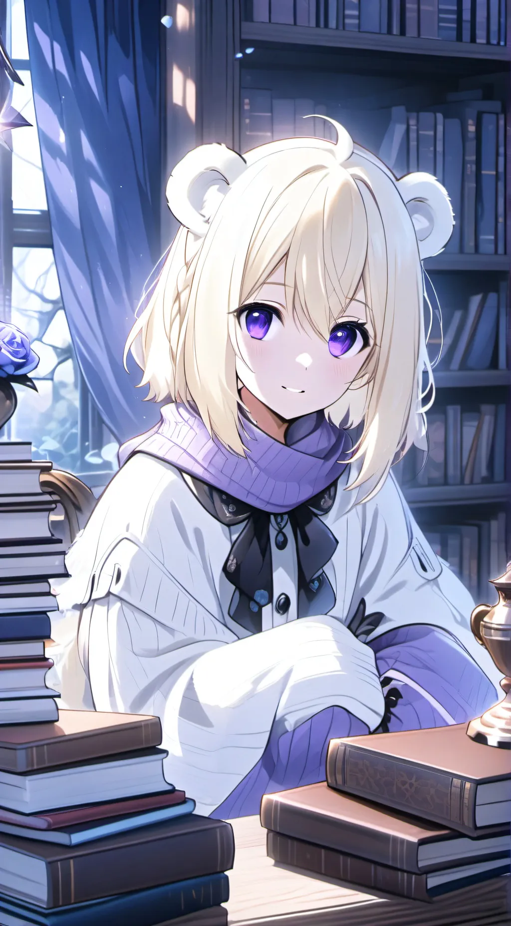 ai character: ZOE♥️😃 background