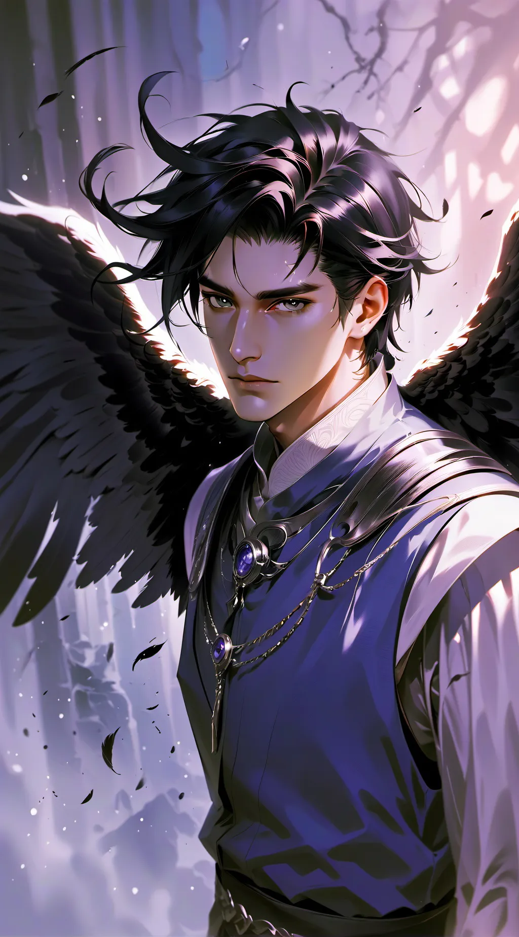 ai character: Raven background