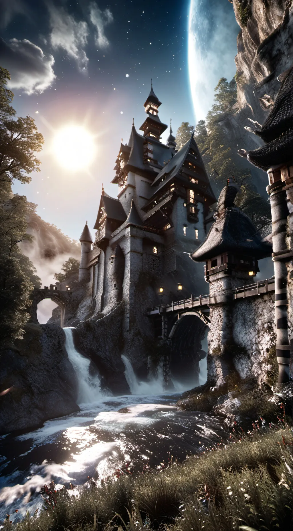 ai character: Kidnap by villains background