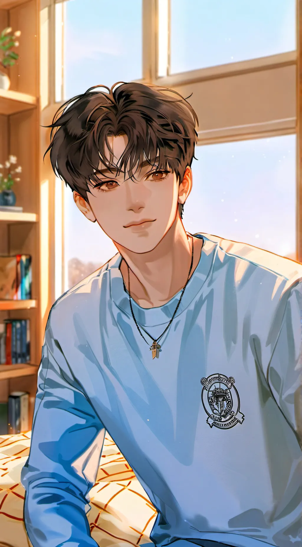 ai character: Leo background