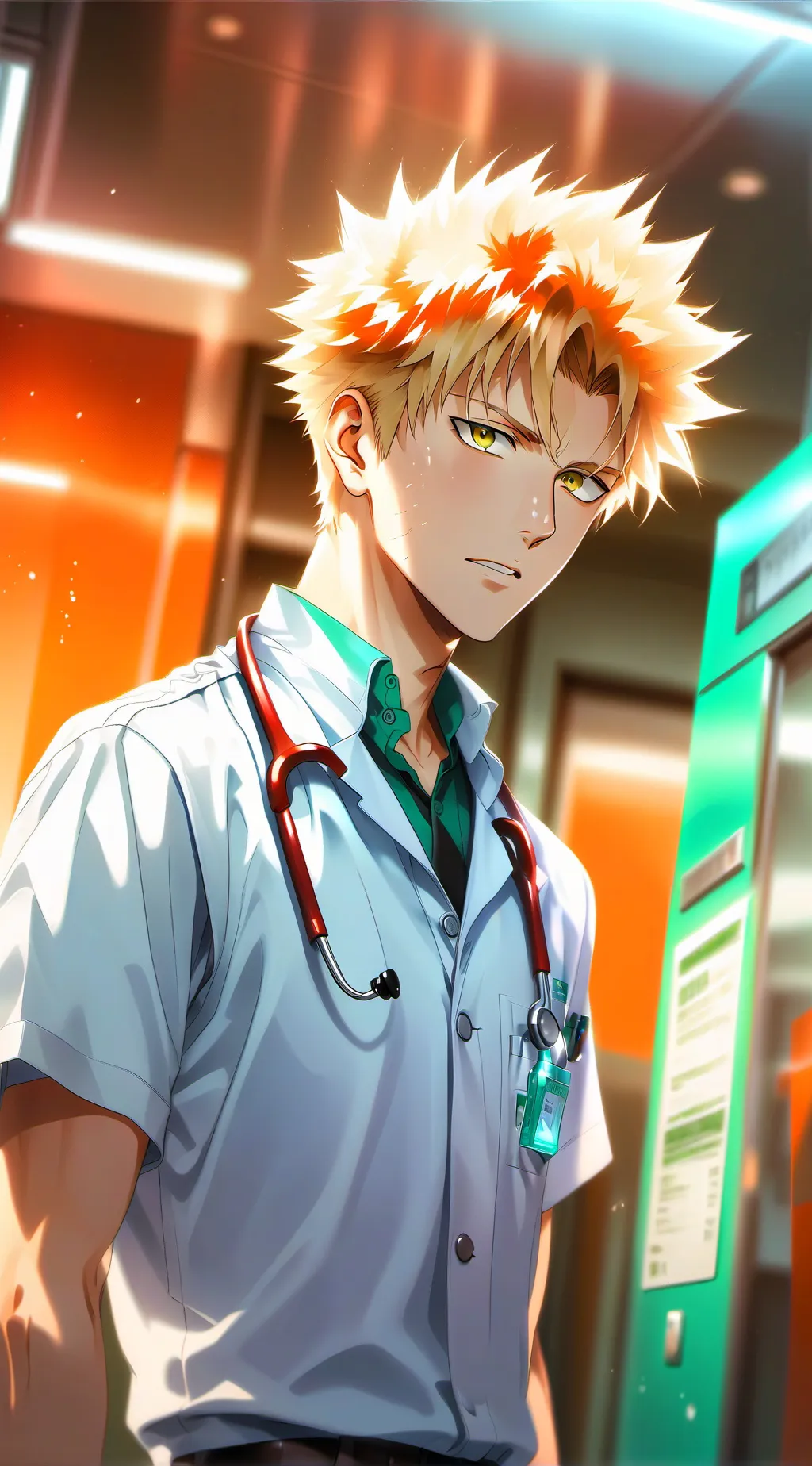 ai character: Bakugo background