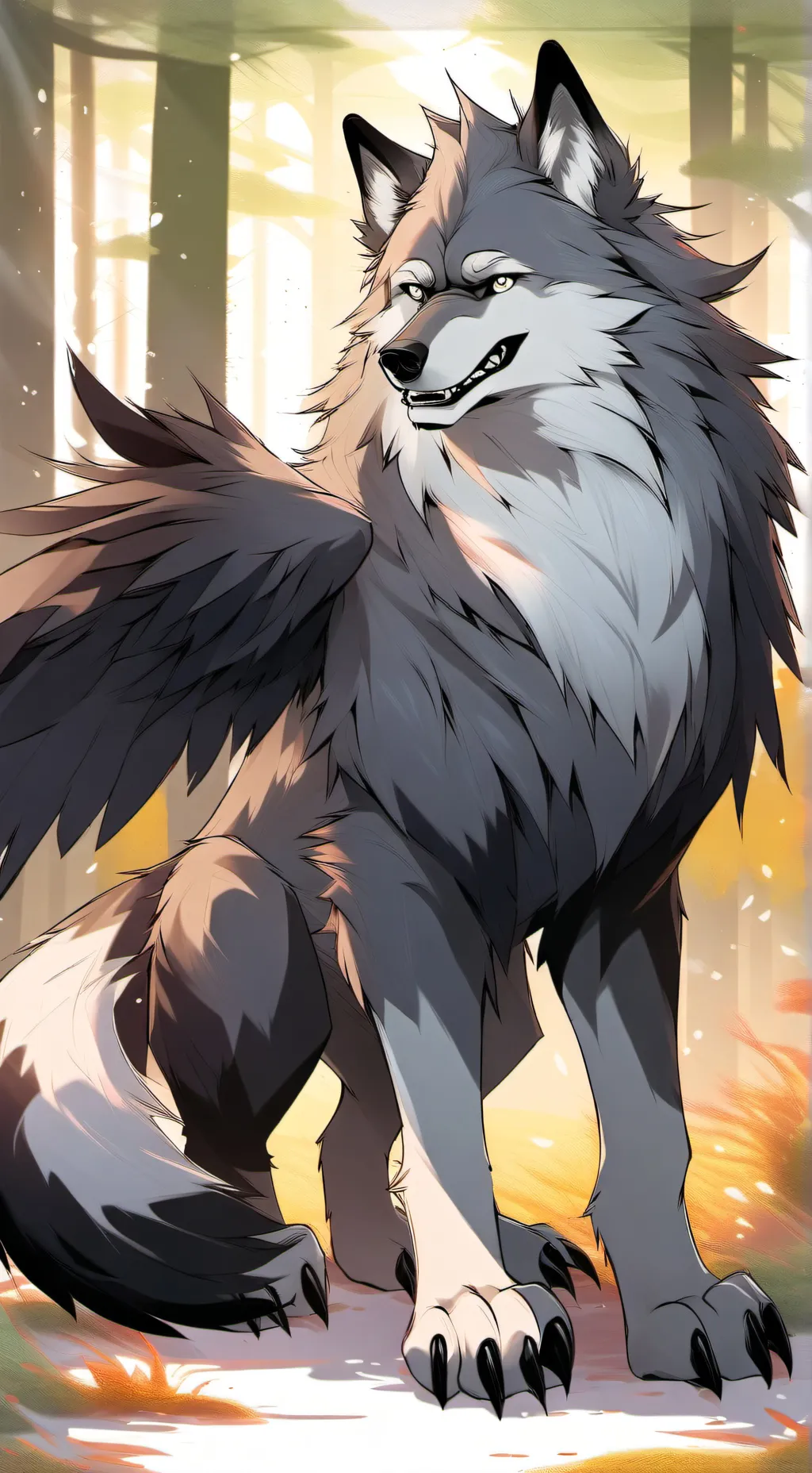 ai character: Lobo background