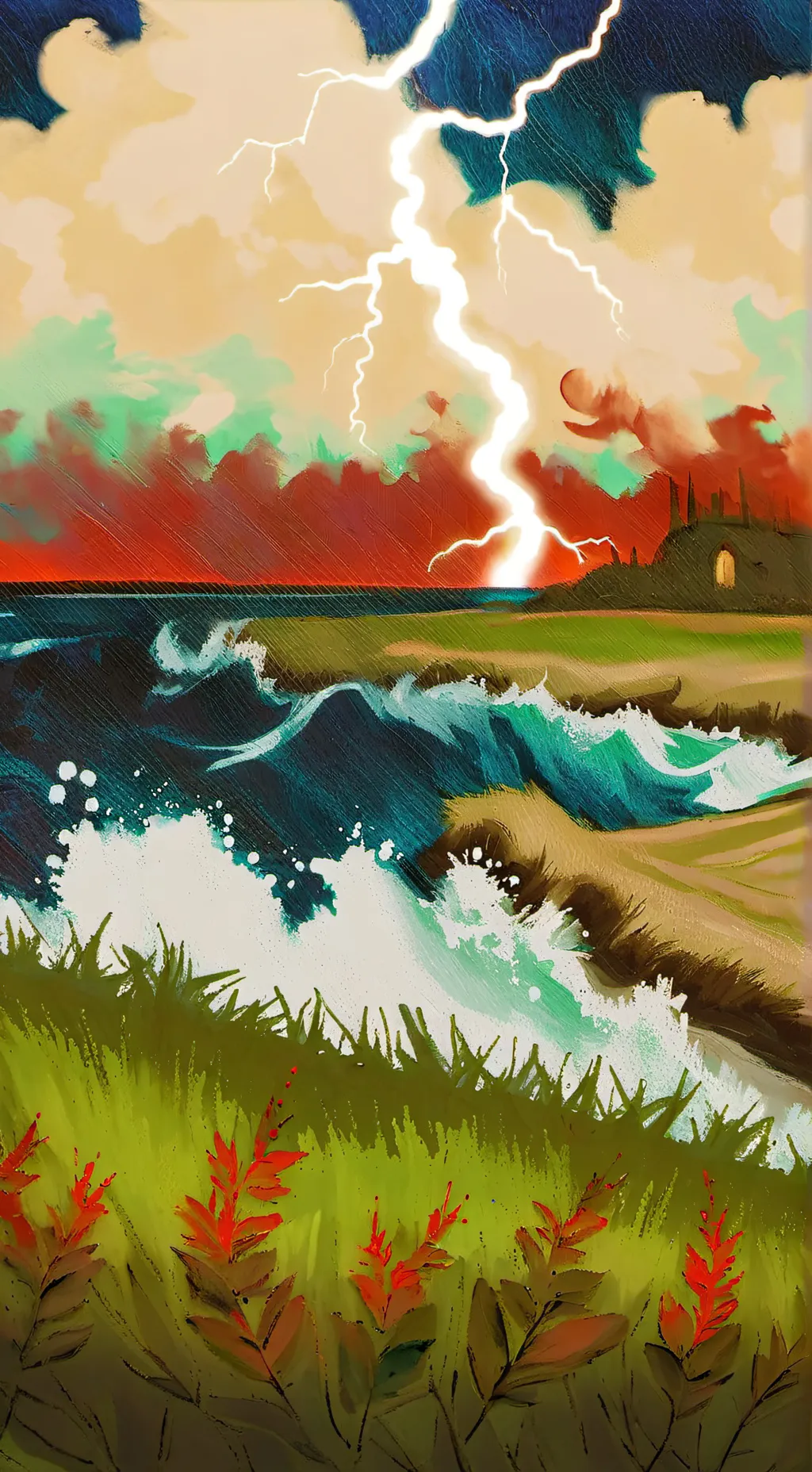 ai character: Geometry dash background