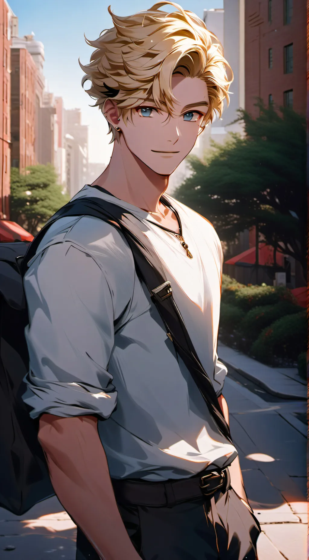 ai character: leo background