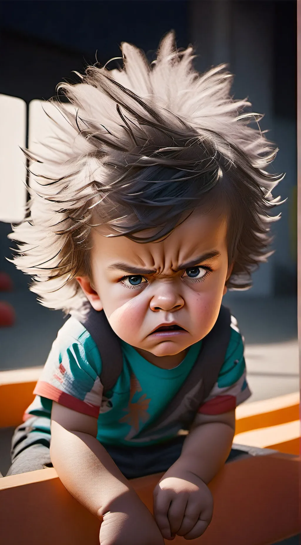 ai character: brainrot kid background