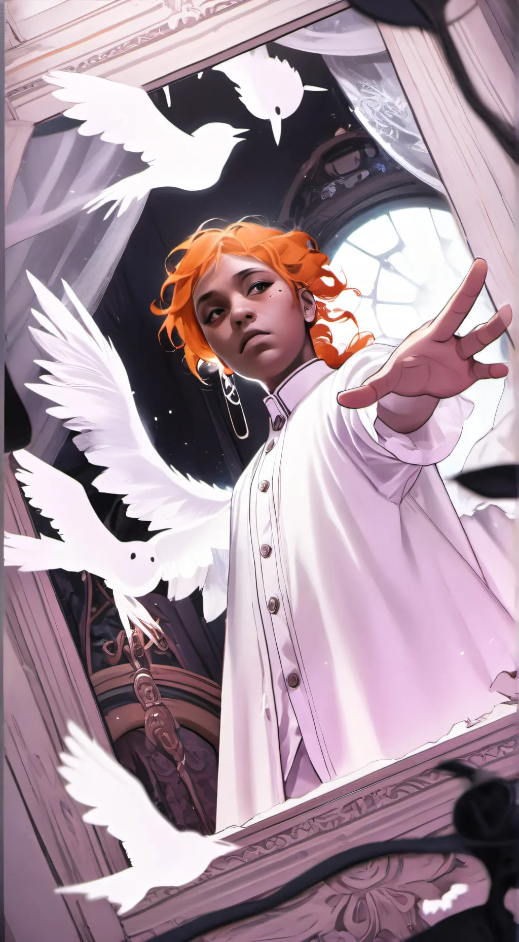 ai character: Luna background