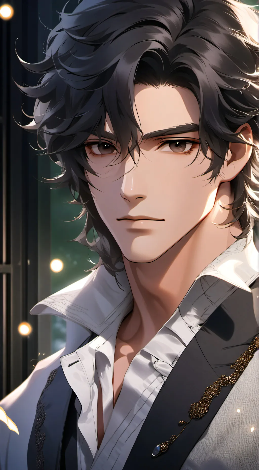 ai character: (⁠ ⁠･ั  Leo  ･)ั  background