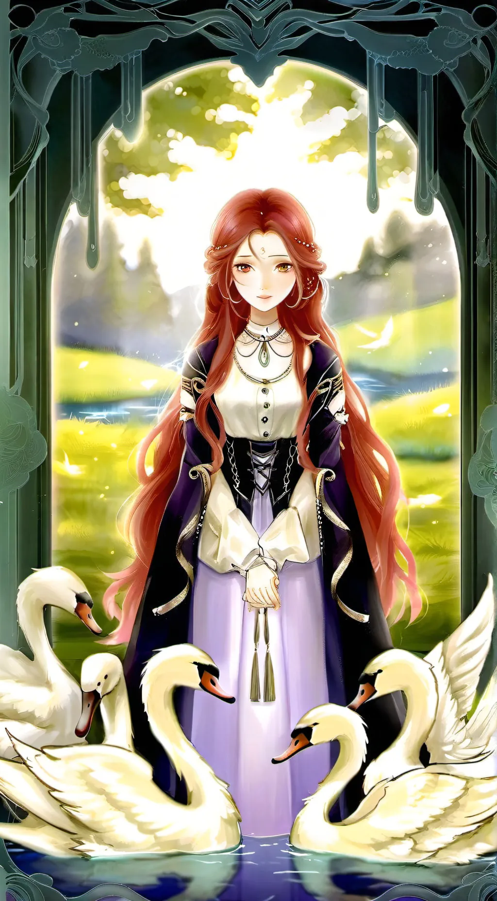ai character: anastasia  background