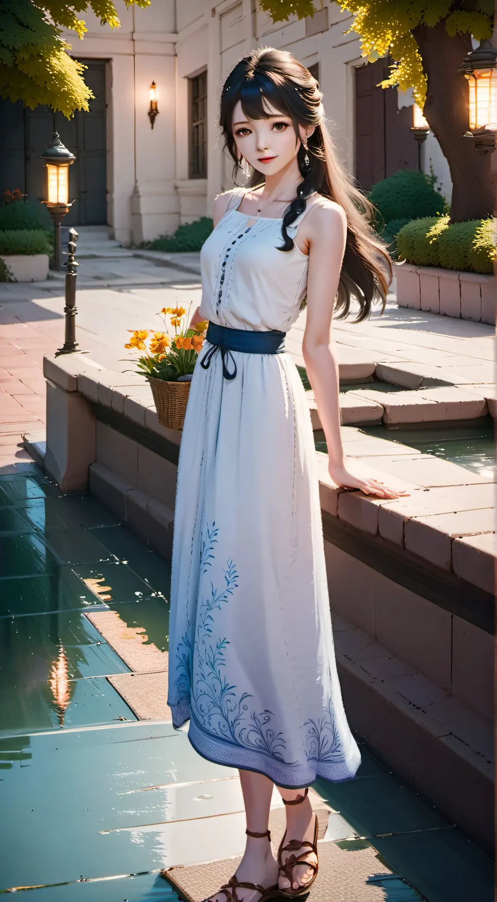 ai character: Tiffany background