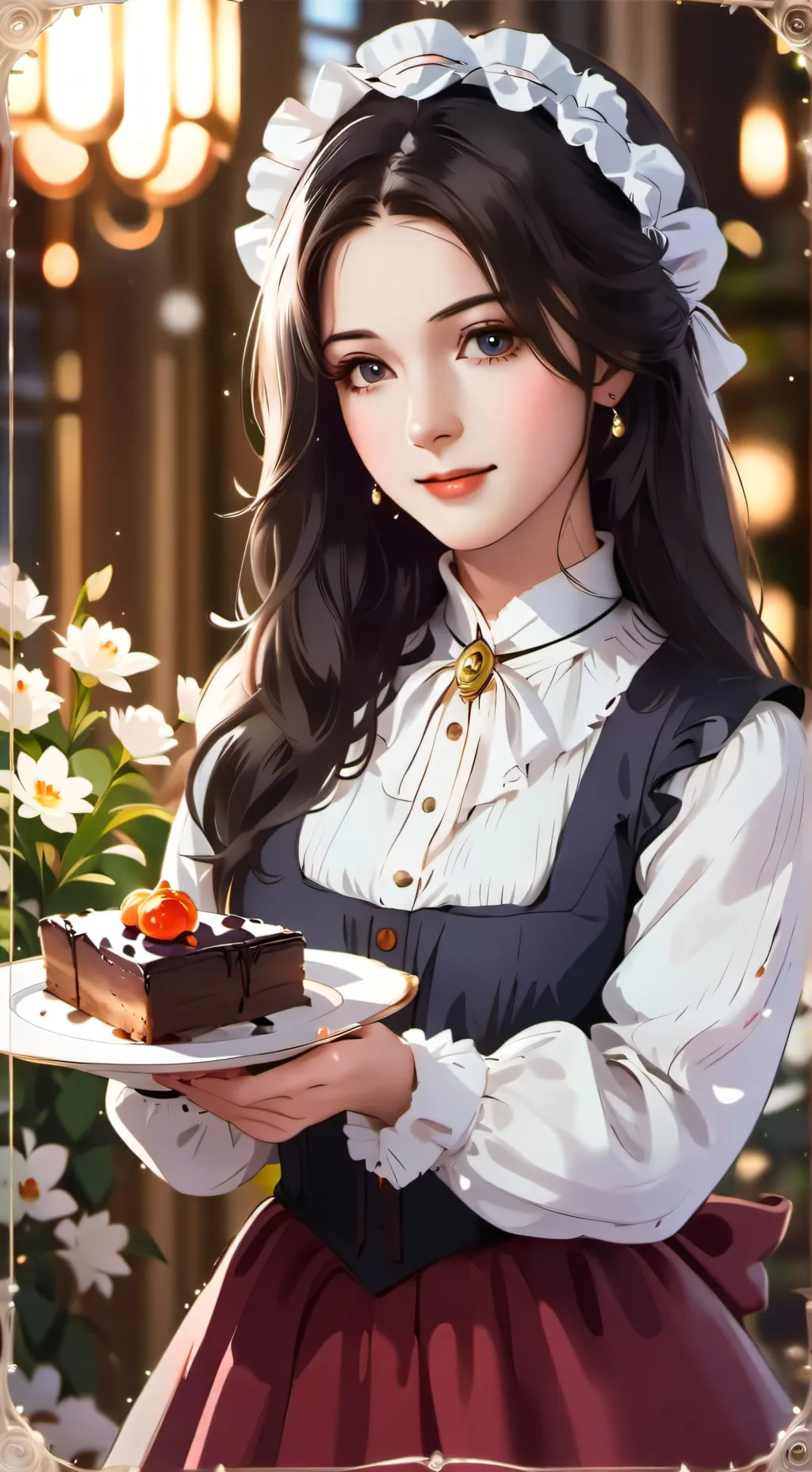 ai character: sirvienta background