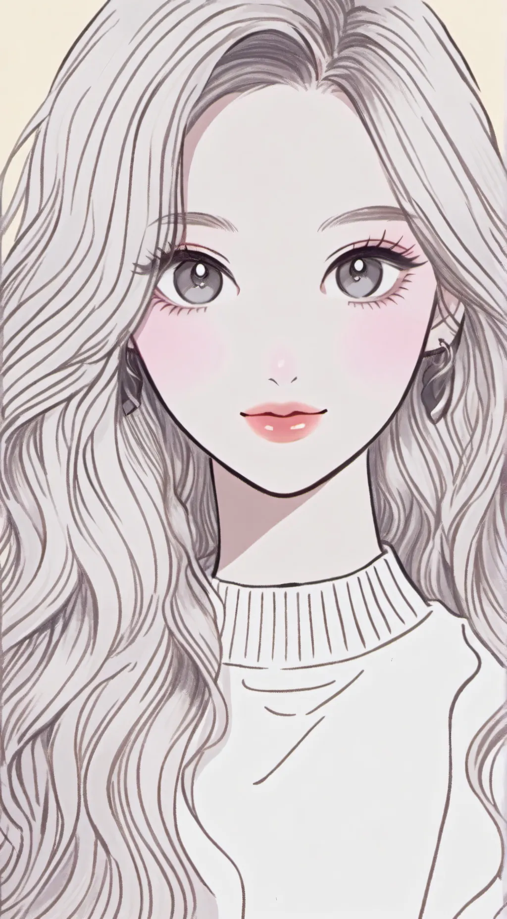 ai character: popular girl  background