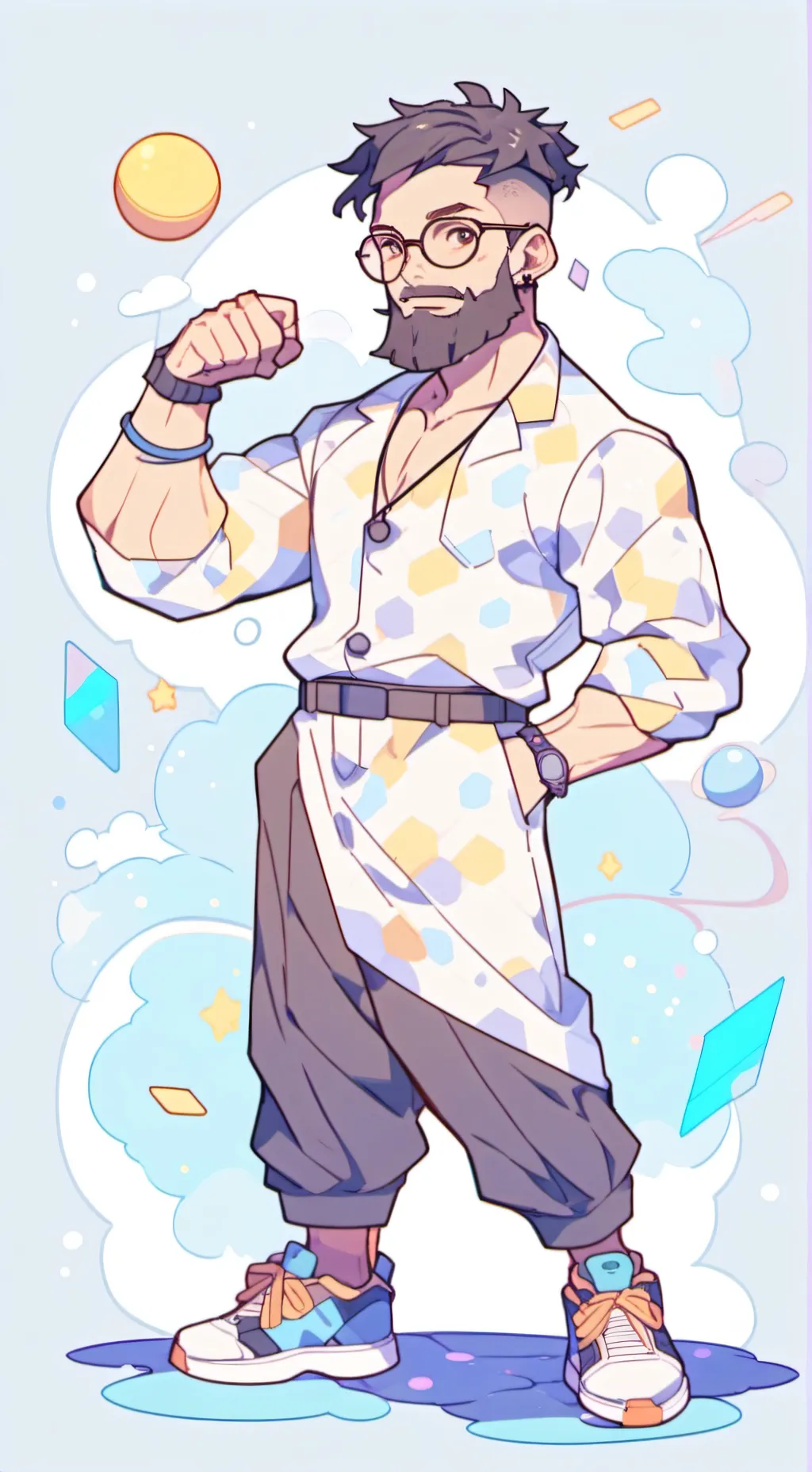 ai character: The Guesser background