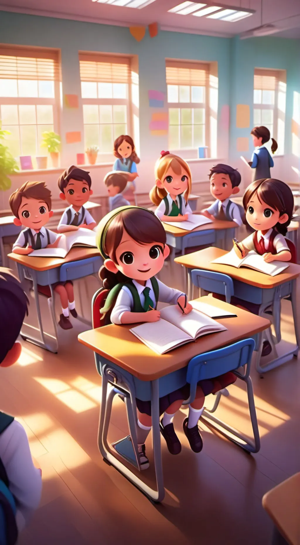 ai character: classe 5ªD background